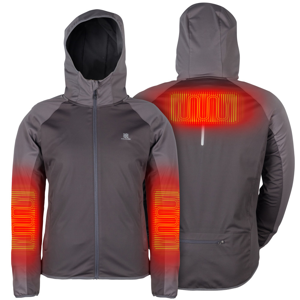 Mobile Warming Traveller Heated Jacket Men’s 7.4 Volt Dark Gray 2X - Ascmtools