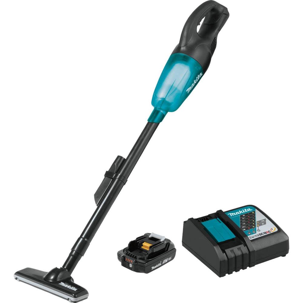 Makita 18V LXT Lithium-Ion Compact Cordless Vacuum Kit (2.0Ah) - Ascmtools