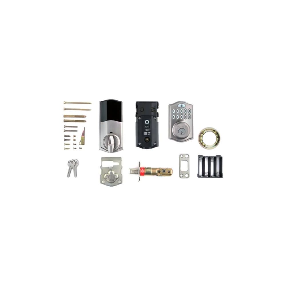 Kwikset Satin Nickel 913 Smartcode Traditional Electronic Deadbolt - Ascmtools