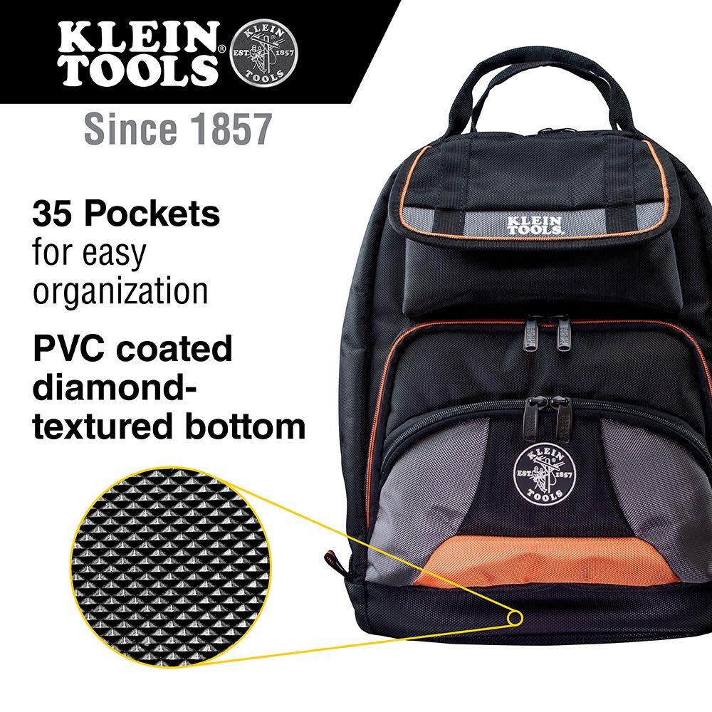 Klein Tools Tradesman Pro Tool Gear Backpack - Ascmtools
