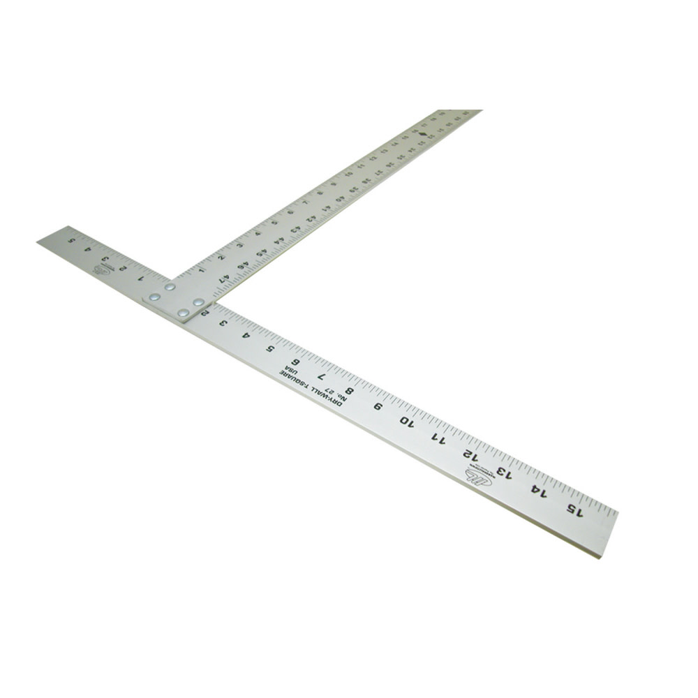 Marshalltown Standard Drywall T-Square – 54 in X 22 in – 3/16 in Thick Blade - Ascmtools