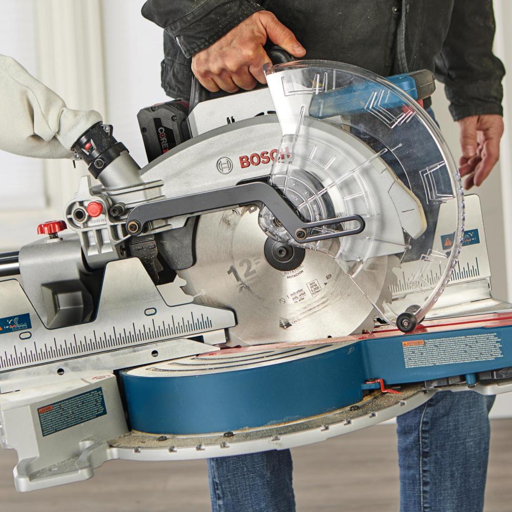 Bosch PROFACTOR 18V Surgeon 12″ Dual Bevel Slide Miter Saw Bare Tool - Ascmtools