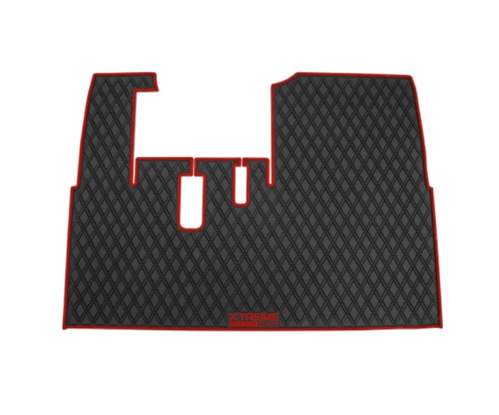 Xtreme Mats Golf Cart Floor Mat ICON & Red - Ascmtools