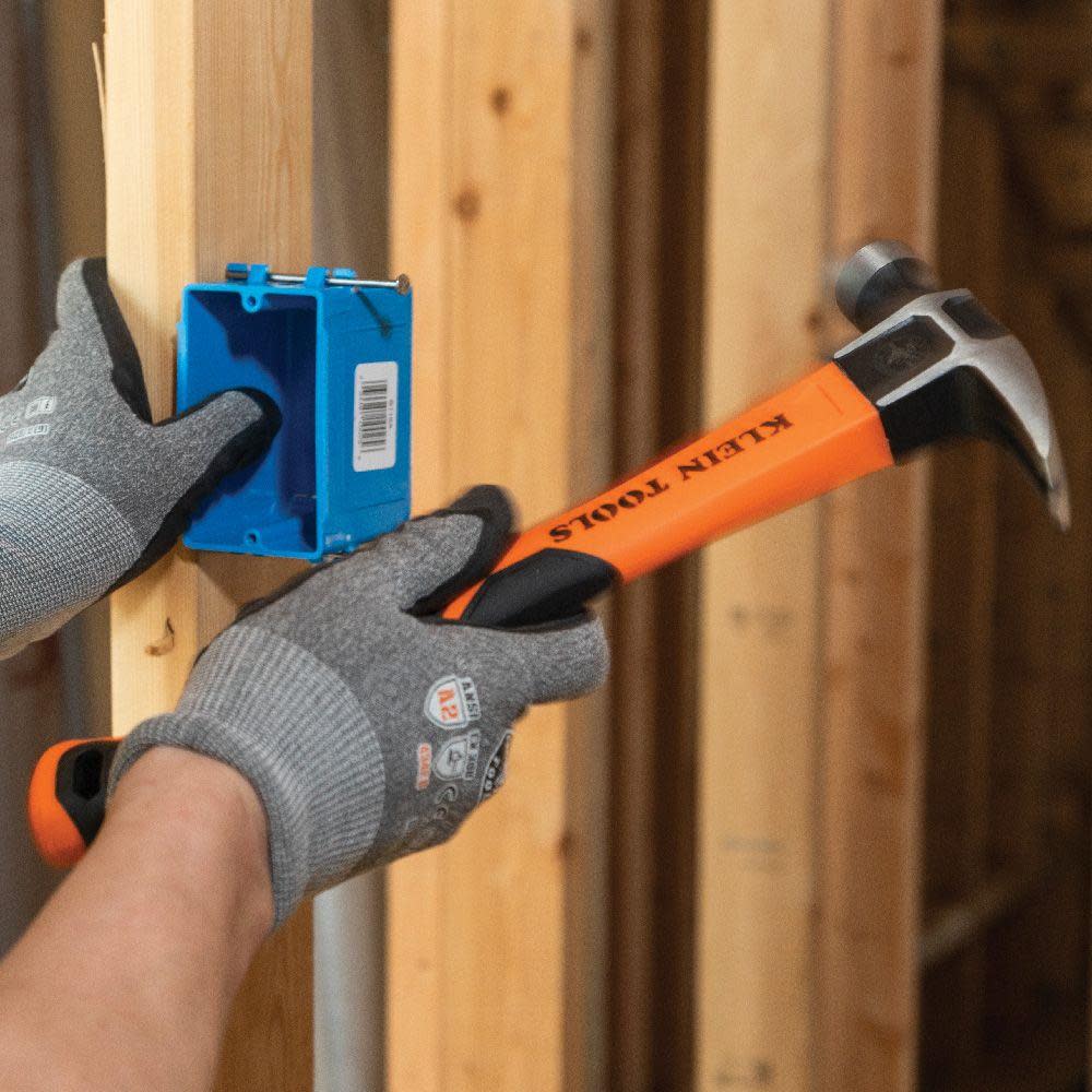 Klein Tools Hammer Straight Claw 16oz 13″ - Ascmtools