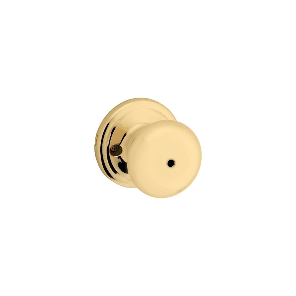 Kwikset Polished Brass Bed/Bath Juno Privacy Door Knob - Ascmtools