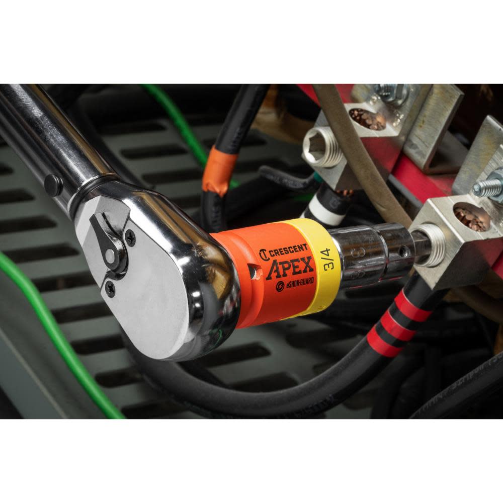 Crescent APEX eSHOK-GUARD Socket Isolator 3/8″ x 2-1/4″ - Ascmtools