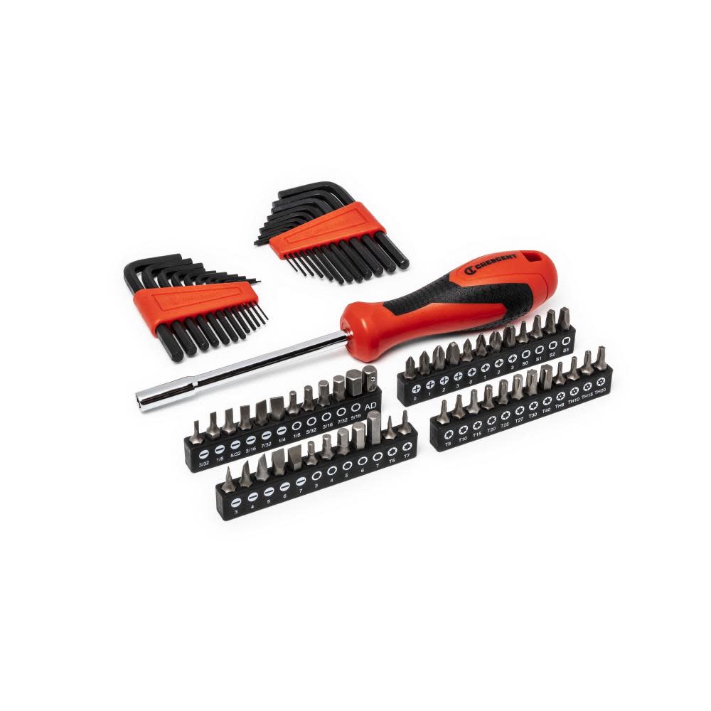 Crescent 180 Piece 1/4″ and 3/8″ Drive 6 Point SAE/Metric Professional Tool Set - Ascmtools