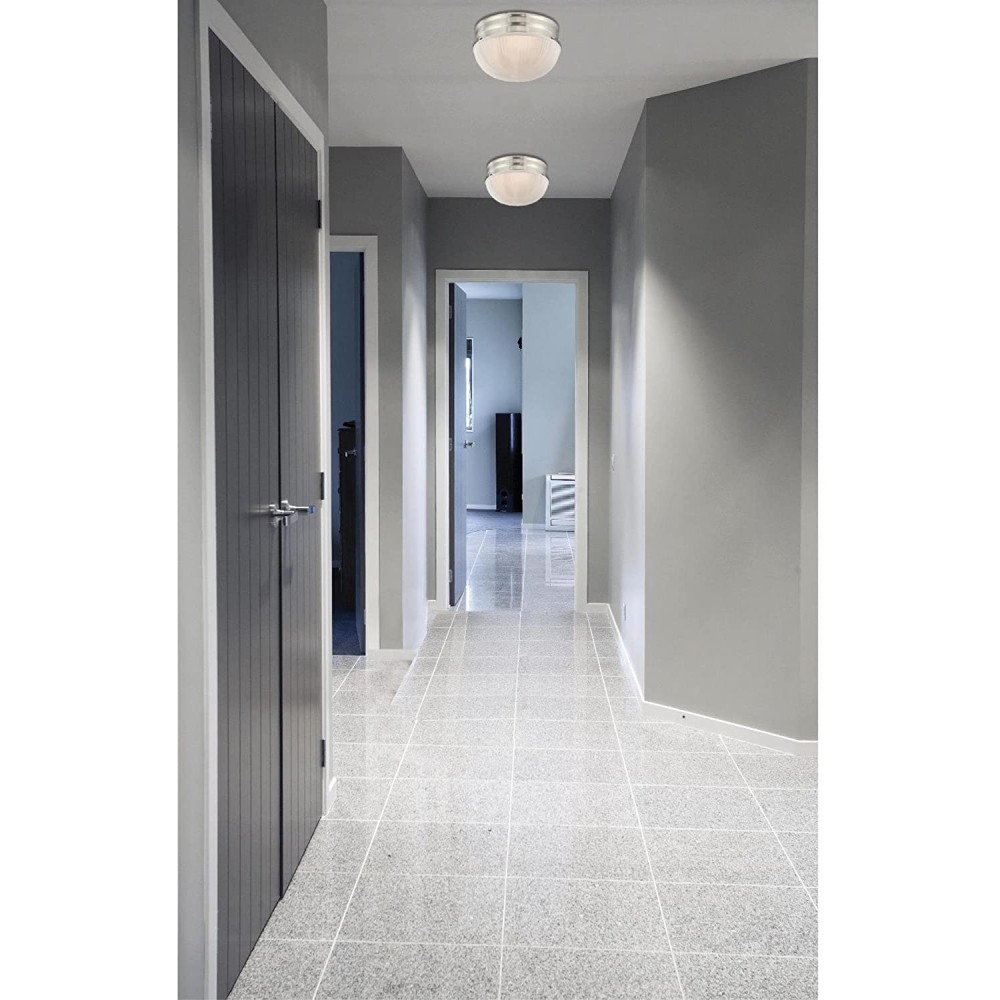 Westinghouse 6 7/8″ 10W Brushed Nickel LED Flush Light Fixture - Ascmtools