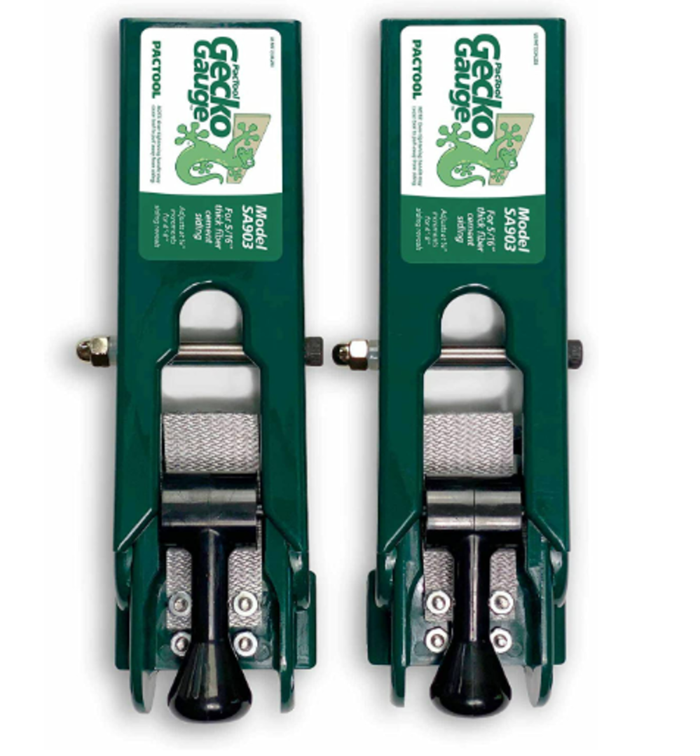 Pactool International Gecko Gauge Hardie Board Siding Gauges 2pc - Ascmtools