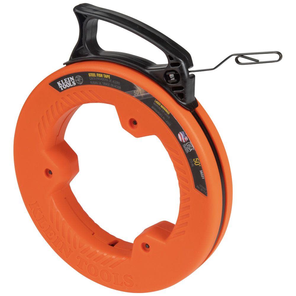 Klein Tools 50′ Steel Fish Tape - Ascmtools