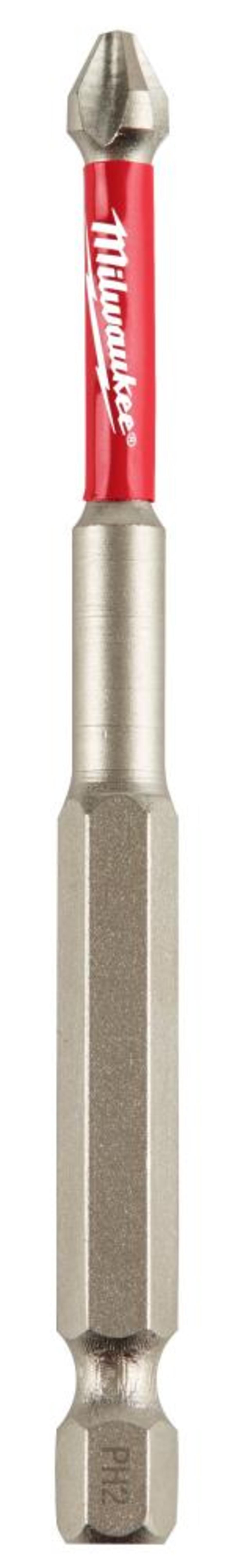 Milwaukee SHOCKWAVE Matrix Carbide 3.5 in. PH2 1 pk - Ascmtools