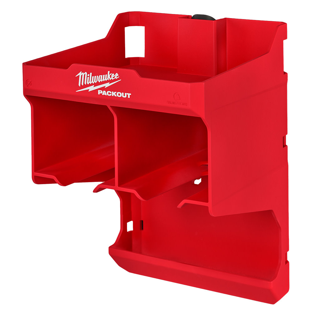 Milwaukee PACKOUT Large Wall Plate & M18 Battery Rack Bundle - Ascmtools