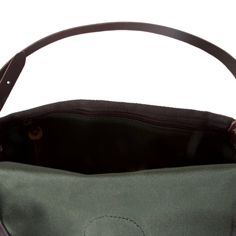Duluth Pack 6 Liters Capacity Olive Drab Large Deluxe Shell Purse - Ascmtools