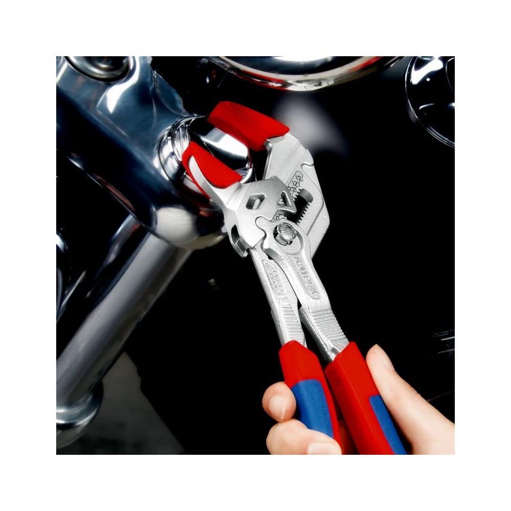 Knipex Pliers Wrench 250mm Chrome Plated Head - Ascmtools