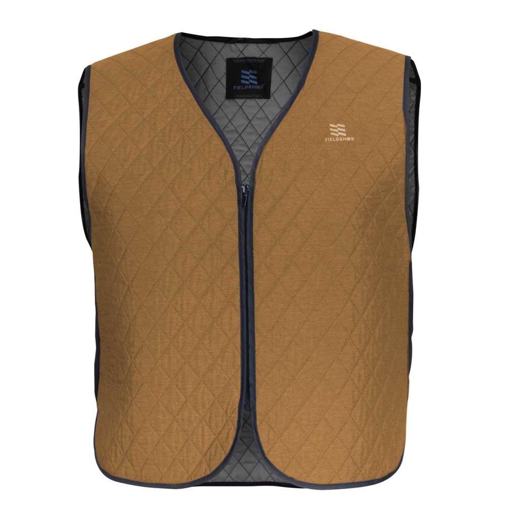 Mobile Cooling Vest Unisex Khaki 4X - Ascmtools