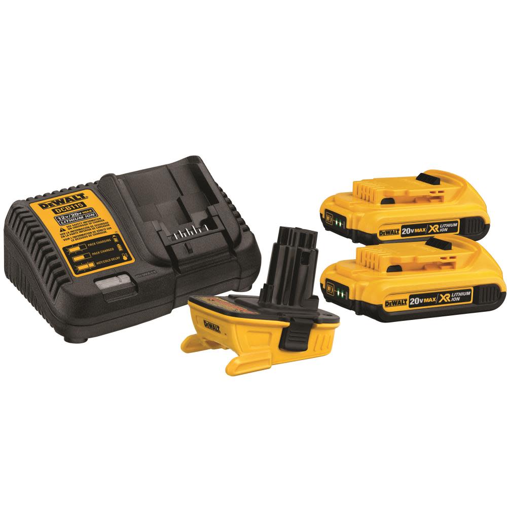 DEWALT 18V-20V Adapter Battery Combo Kit - Ascmtools