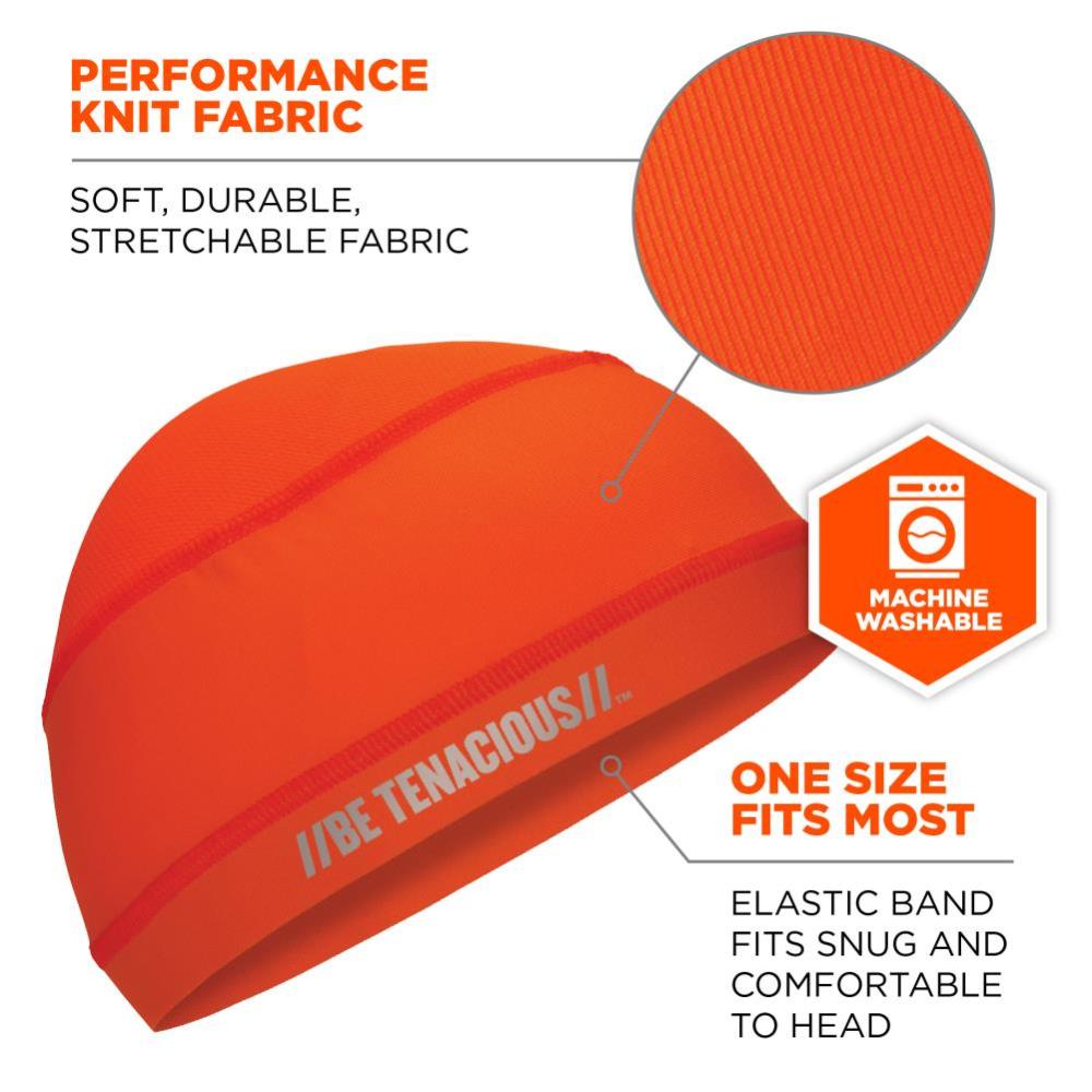 Ergodyne Chill Its 6632 Cooling Skull Cap Orange - Ascmtools