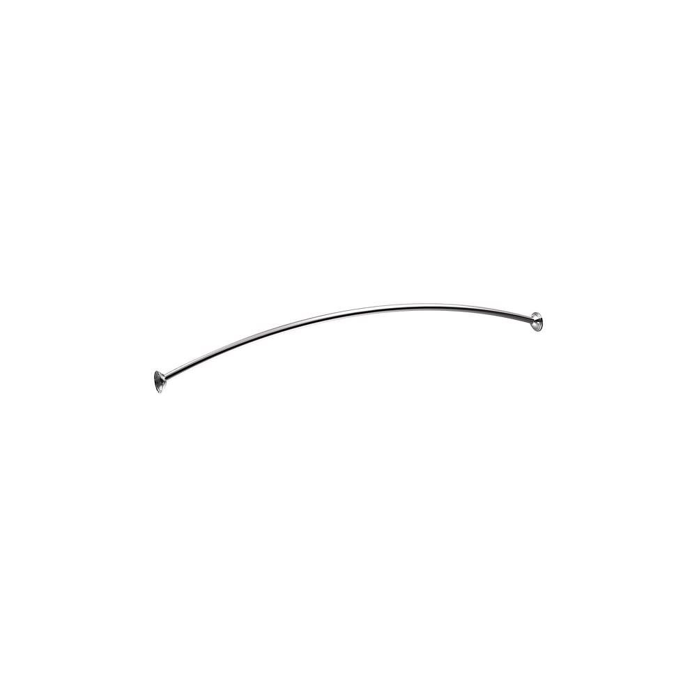 Moen Shower Rod Chrome 72″ Adjustable Curved - Ascmtools