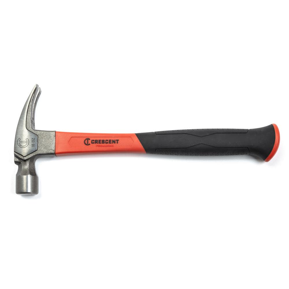 Crescent Rip Claw Hammer with Fiberglass Handle 16oz - Ascmtools
