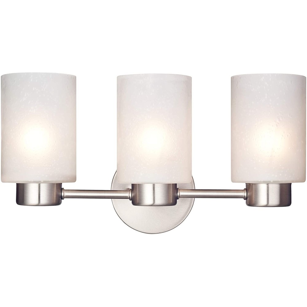 Westinghouse 60W Nickel Sylvestre Three Light Wall Light Fixture - Ascmtools
