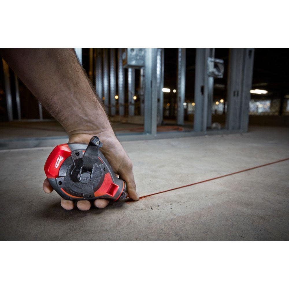 Milwaukee 100 Ft. Bold Line Chalk Reel – Red Chalk - Ascmtools