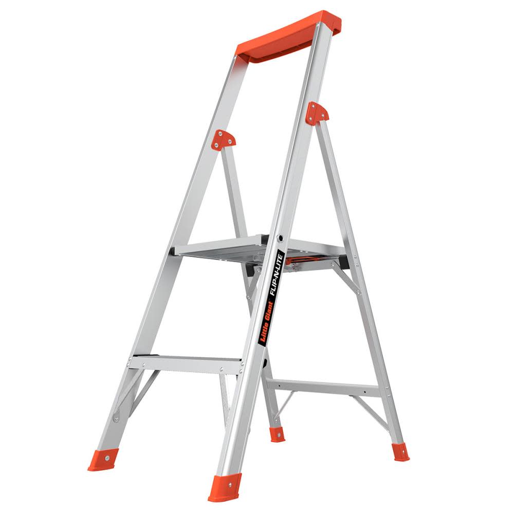 Little Giant Safety Flip-N-Lite M4 Type-1A Aluminum Step Ladder - Ascmtools