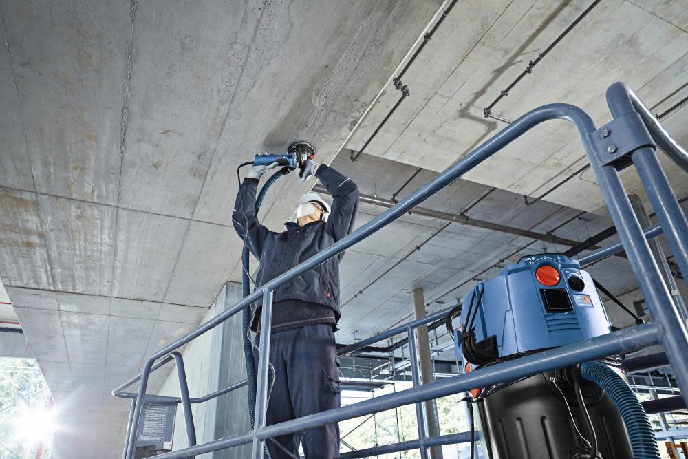 Bosch 5 In. Concrete Surfacing Grinder with Dedicated Dust-Collection Shroud - Ascmtools