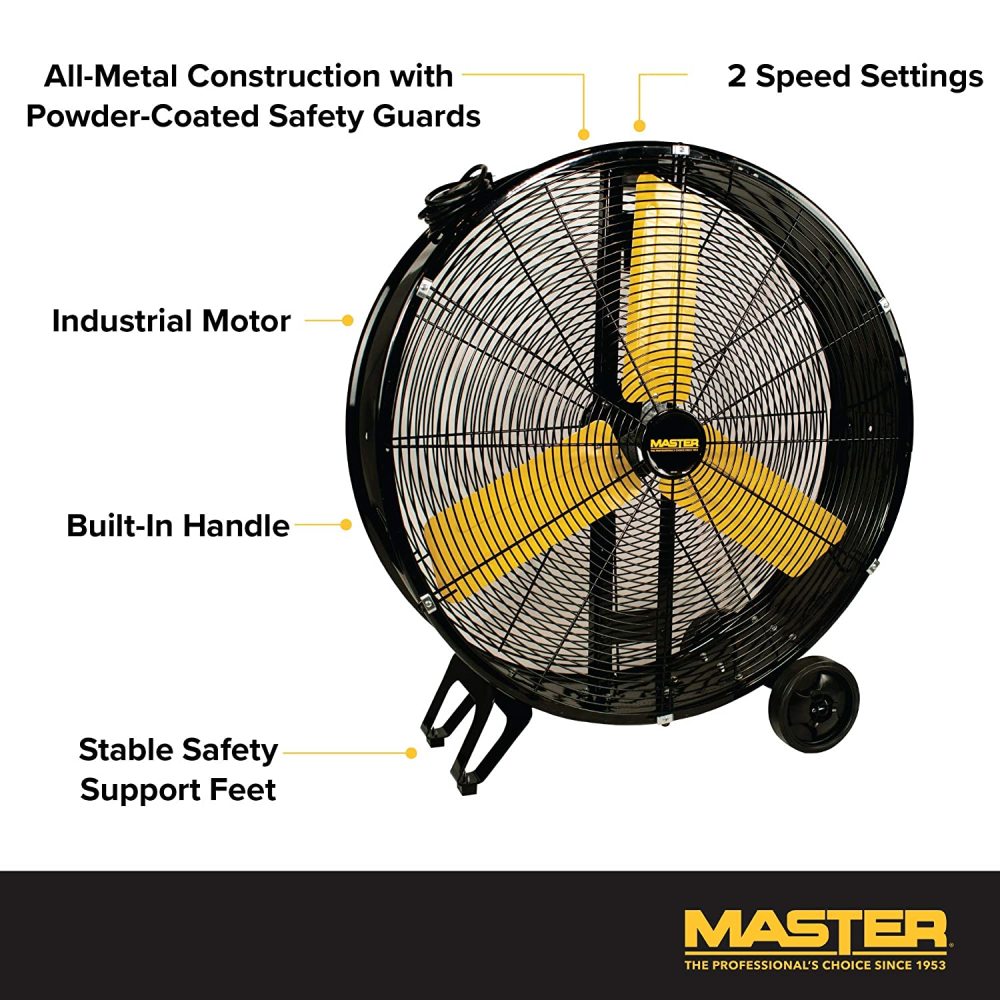 Master Drum Fan High Capacity Direct Drive 30″ - Ascmtools