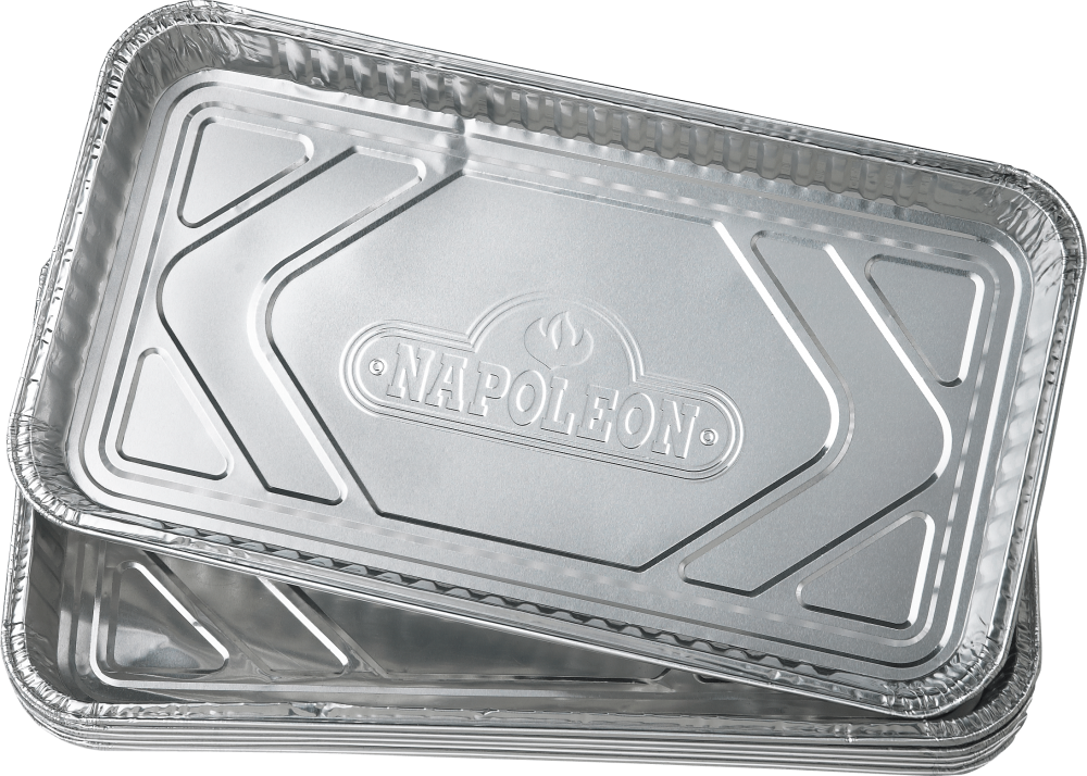 Napoleon Large Grease Drip Trays (14″ x 8″) – Pack of 5 - Ascmtools
