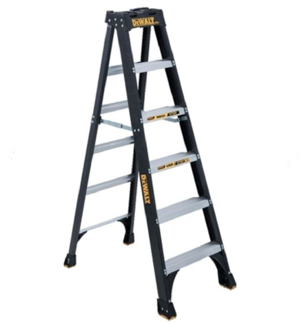 DEWALT Stepladder Type IA 300lb Rated FG 6′ - Ascmtools