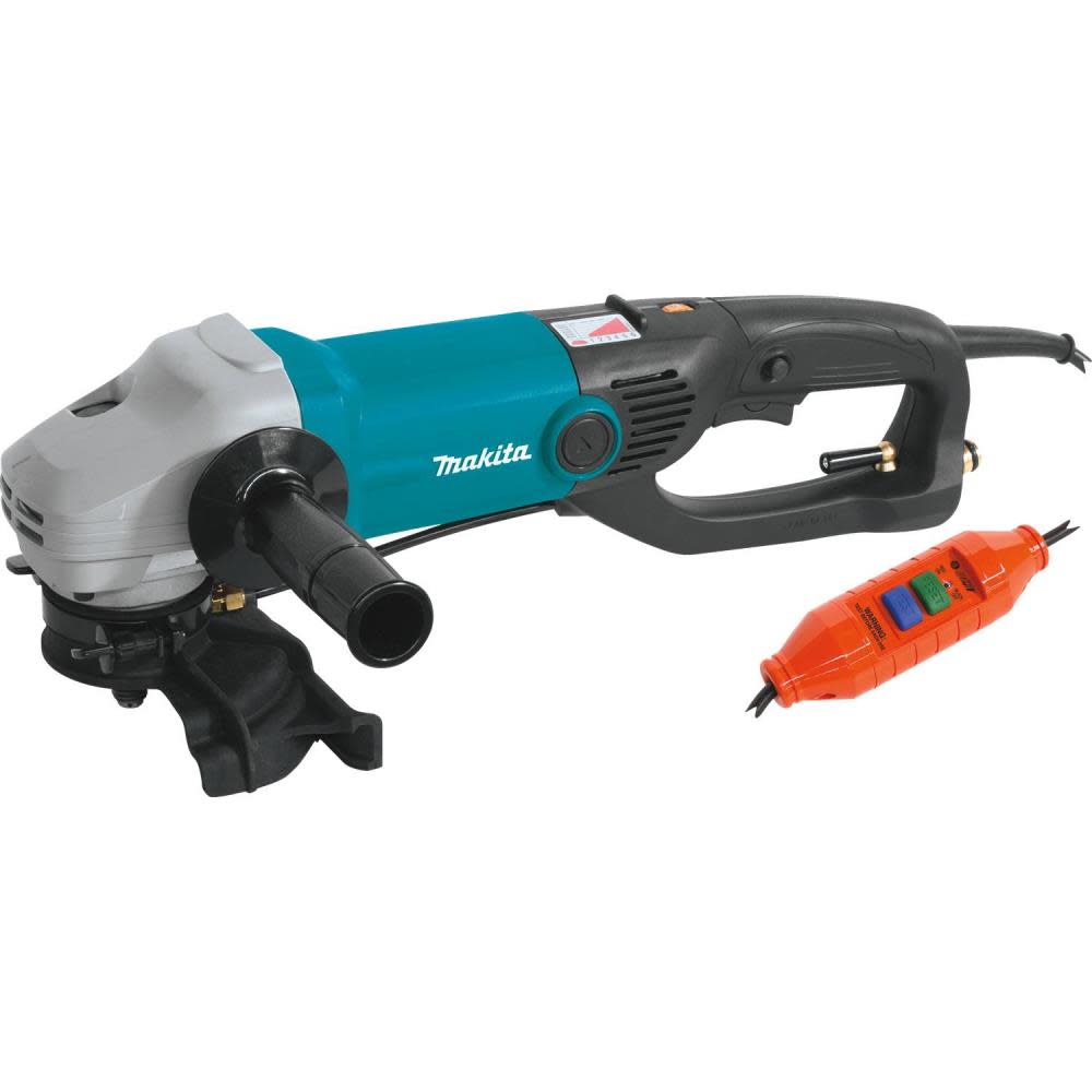 Makita 5 in. Electronic Stone Polisher with Splash Guard - Ascmtools