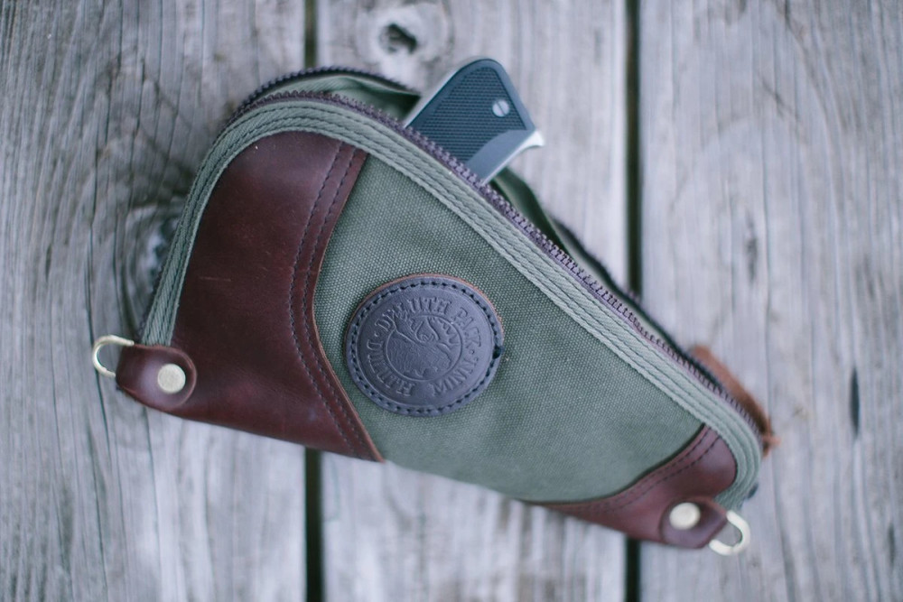 Duluth Pack Olive Drab Mini Pistol Rug with Sherpa Lining - Ascmtools