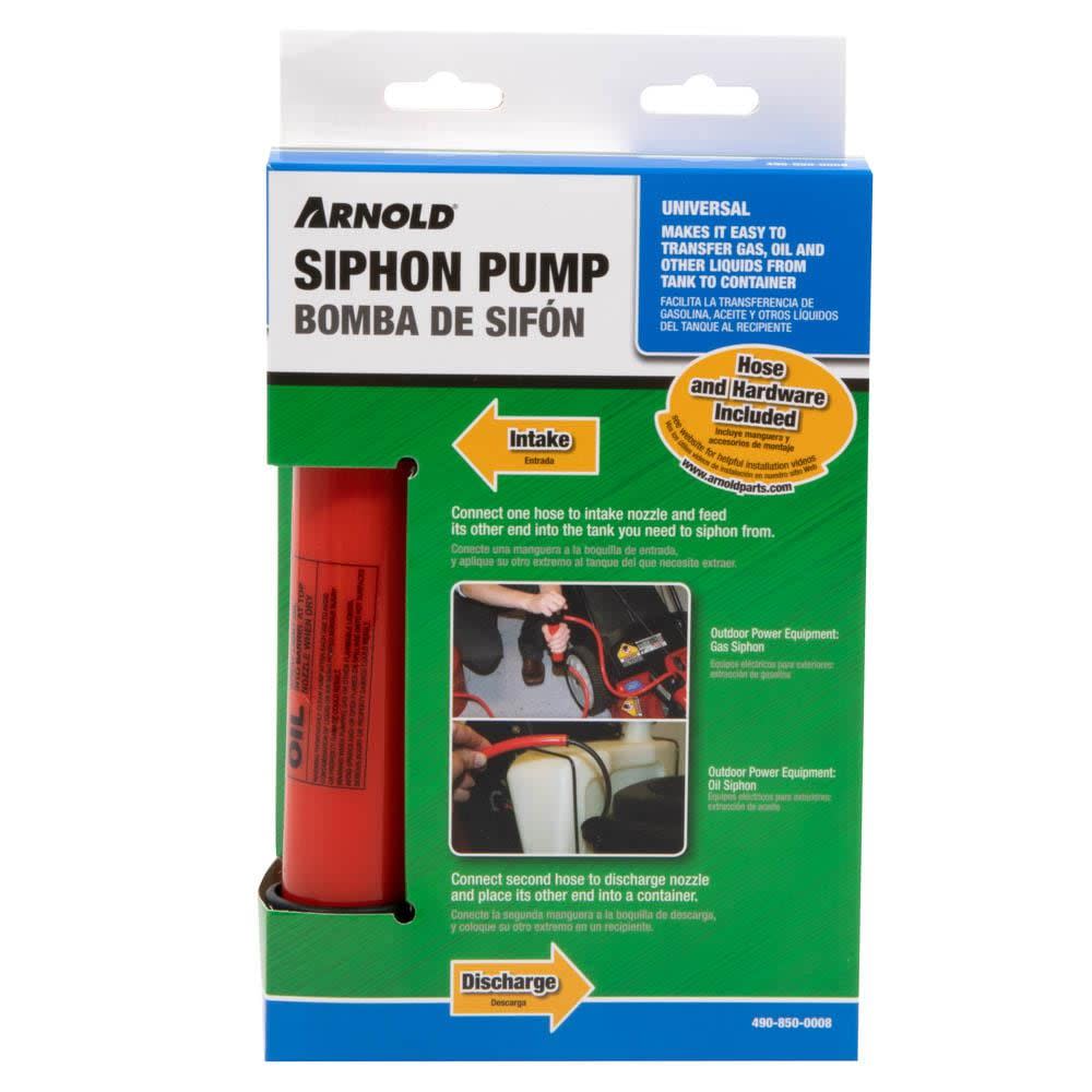 Arnold Universal Siphon Pump For Outdoor Power Equipment - Ascmtools