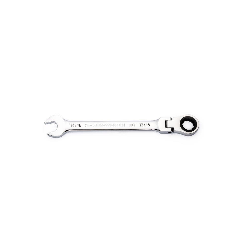 GEARWRENCH 13/16″ 90T 12 Point Flex Head Ratcheting Combination Wrench - Ascmtools