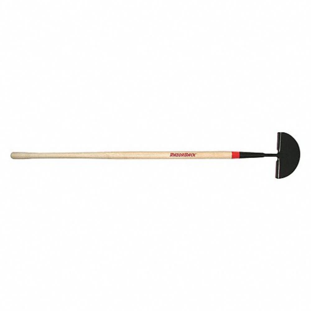 Razorback 48 in. Half Moon Blade Turf Edger with Wood Handle - Ascmtools