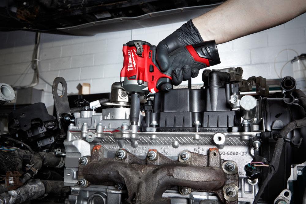 Milwaukee M12 FUEL Stubby 3/8 in. Impact Wrench (Bare Tool) Reconditioned - Ascmtools