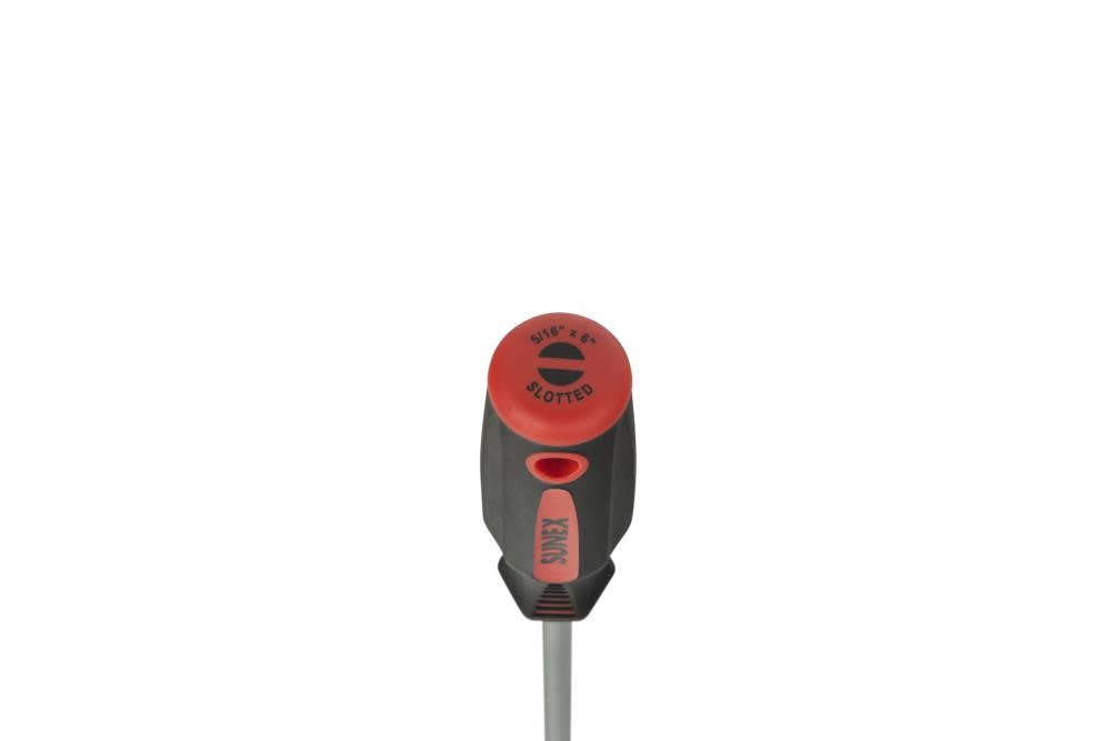 Sunex 5/16 In. x 6 In. Slotted Screwdriver with Bolster - Ascmtools
