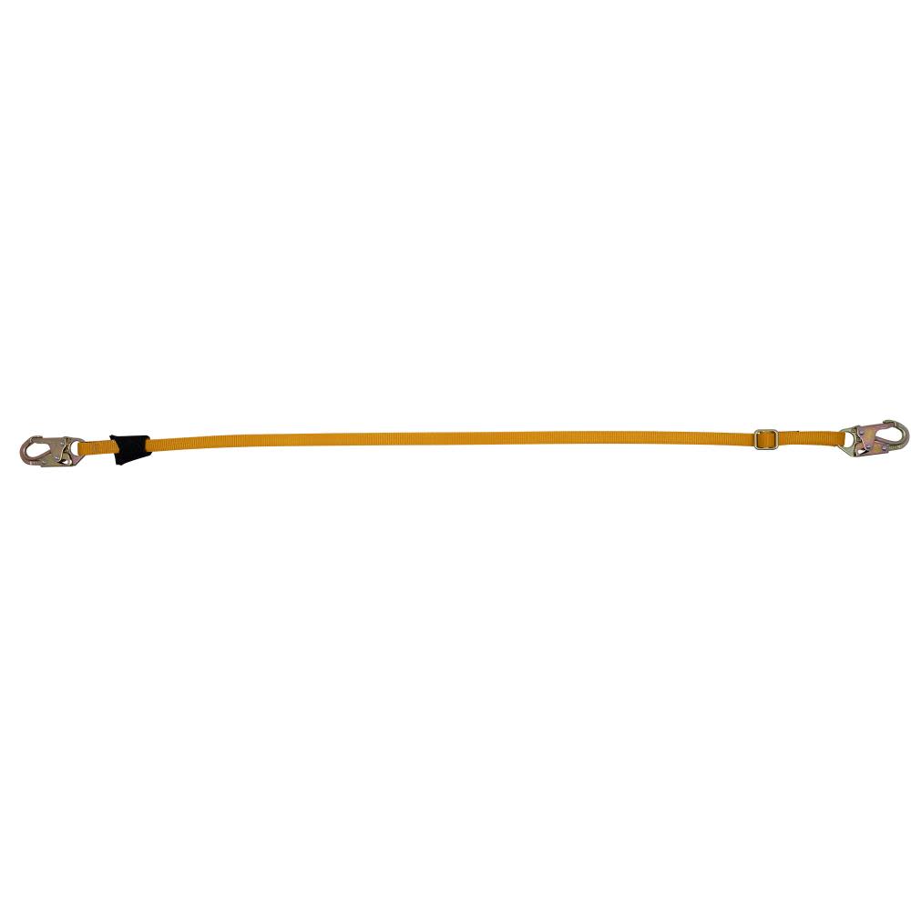 Werner 6ft Web Positioning Adjustable Lanyard (1in Web Snap Hook) Fall Protection Equipment - Ascmtools