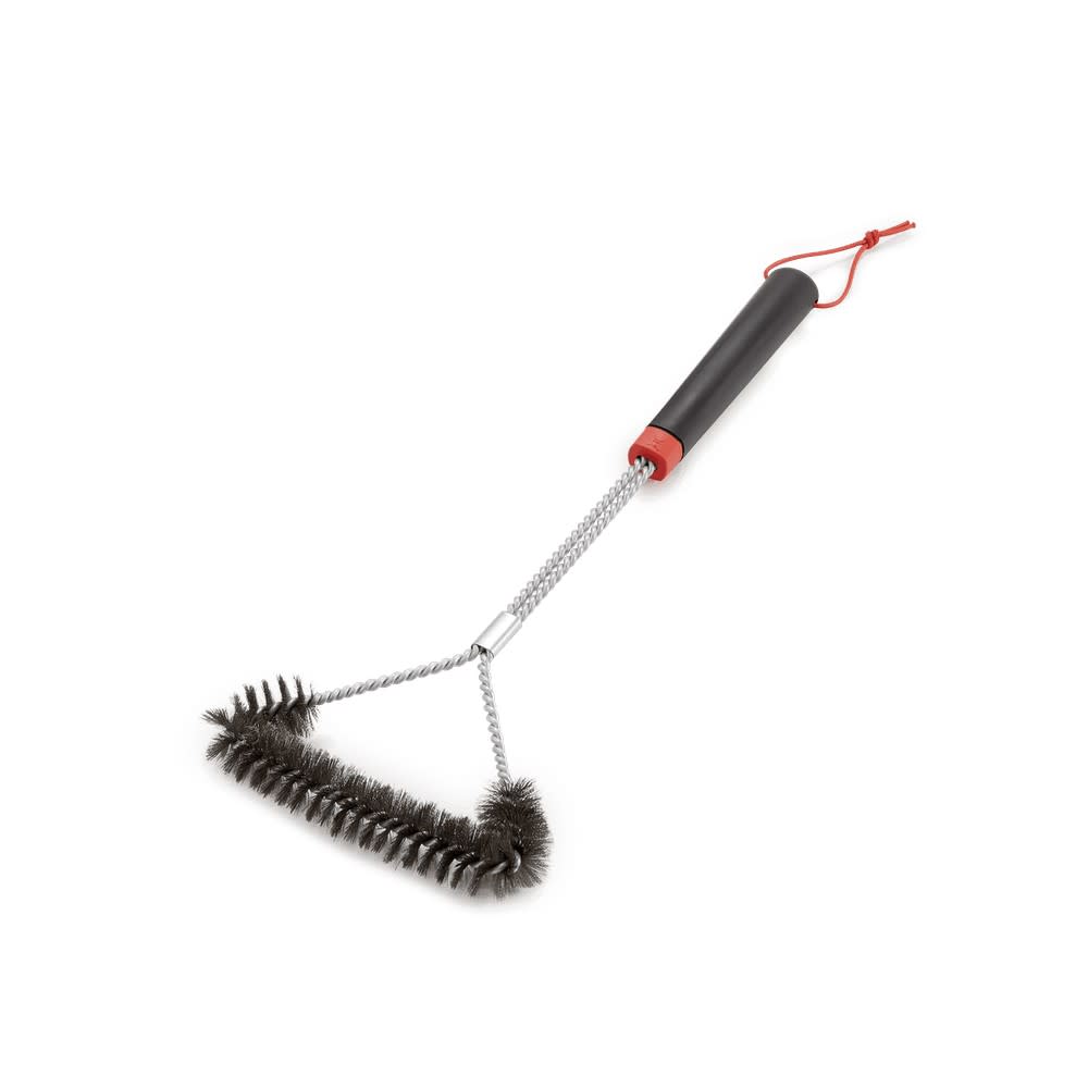Weber 18″ Three-Sided Bristle Grill Brush - Ascmtools
