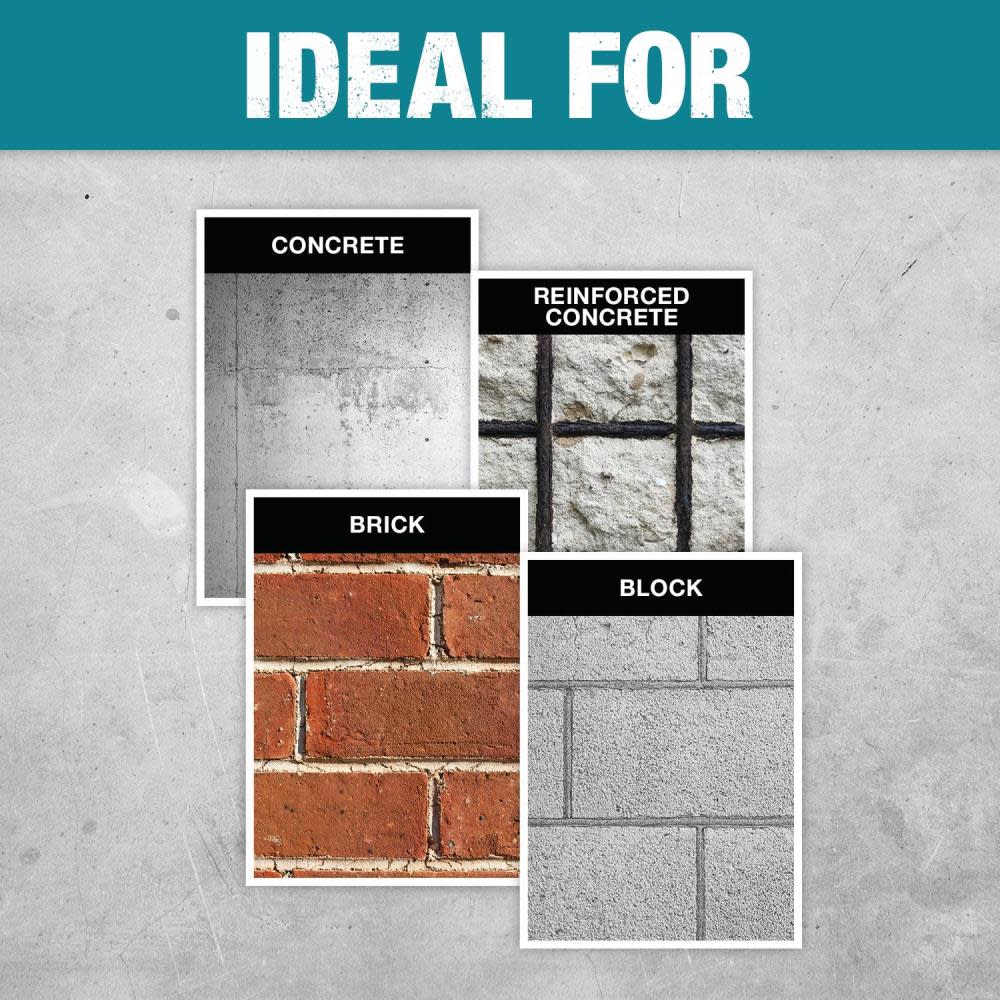 Makita Vacuum Attachment SDS Plus Hollow Dust Extraction Drill Bits - Ascmtools