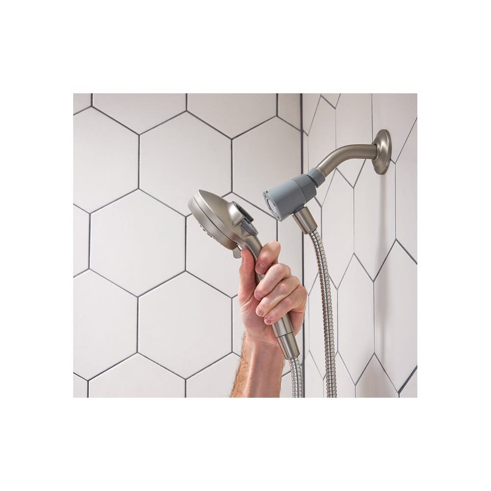 Moen Engage Spot Resist Nickel Eco Performance Handheld Shower - Ascmtools