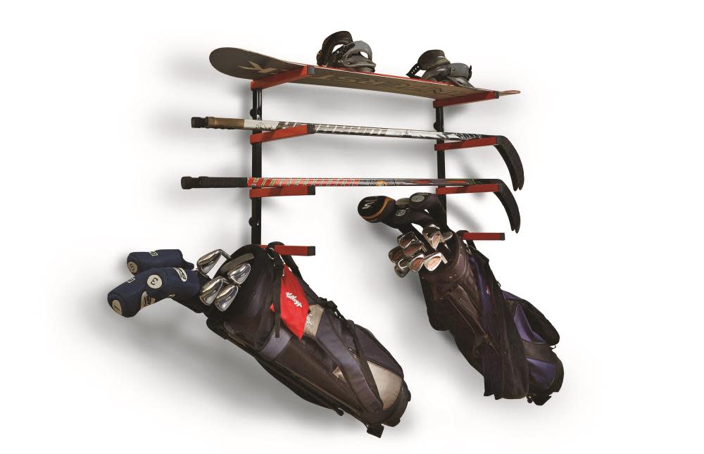 Bora Portamate 4-Level Wall Mounted Wood Storage Rack - Ascmtools