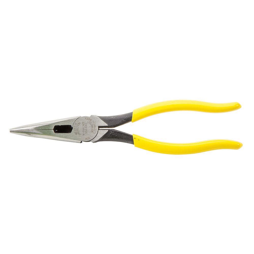 Klein Tools 8″ Long Nose Pliers Side Cutting - Ascmtools