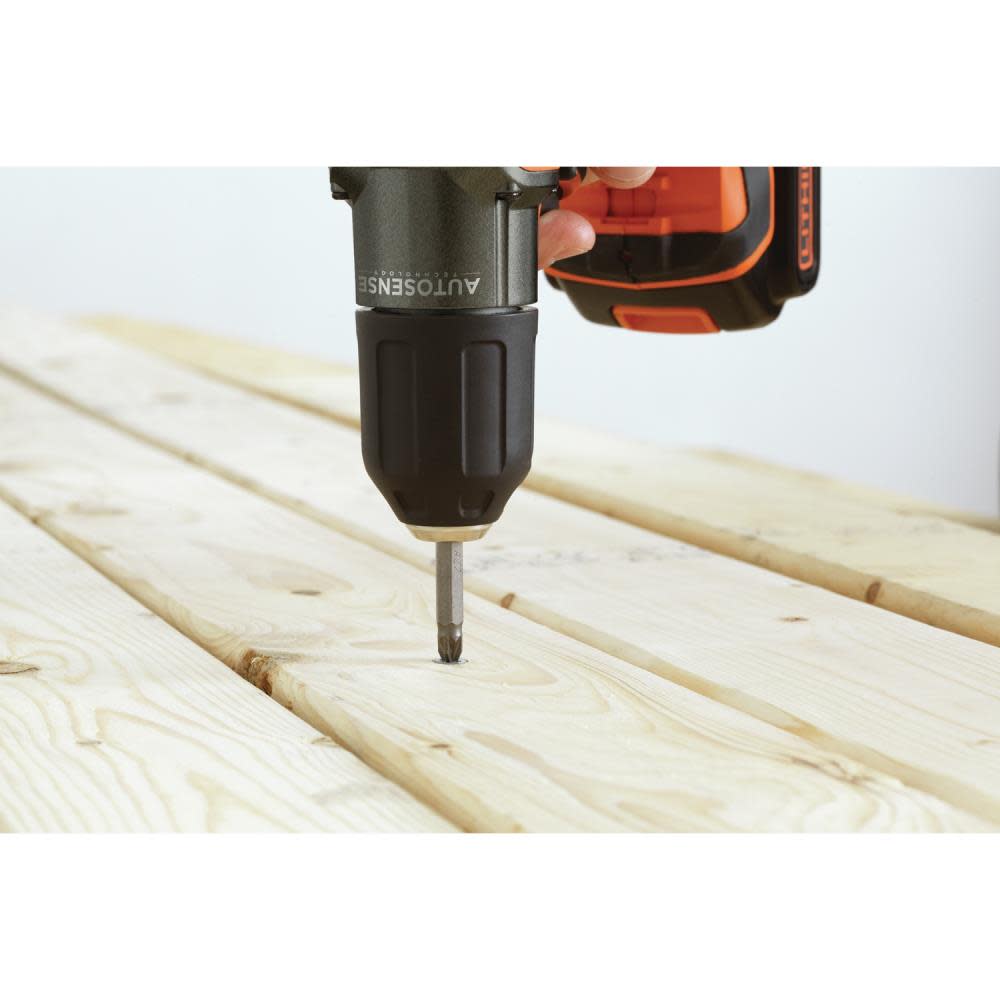 Black and Decker 20V MAX Lithium Ion (Li-ion) 3/8-in Cordless Drill with Battery Kit - Ascmtools
