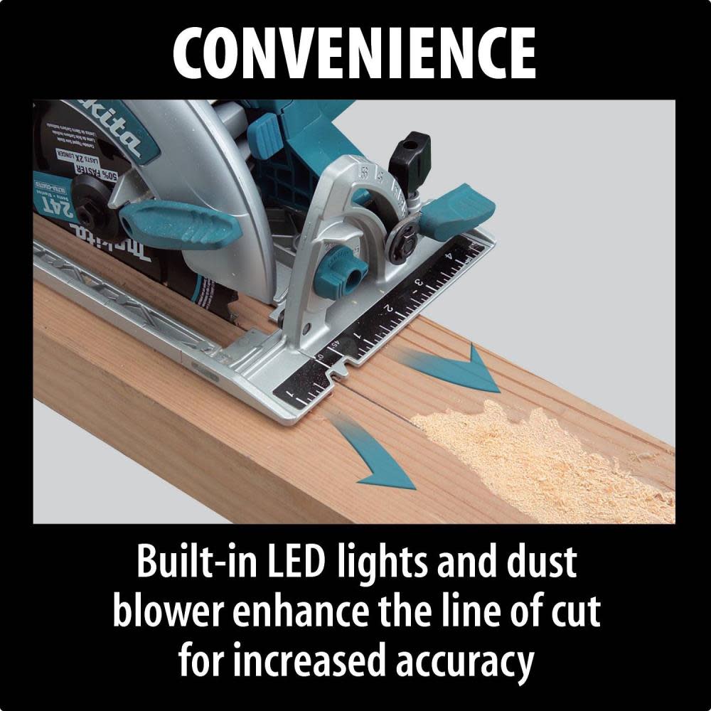 Makita 8-1/4 In. Magnesium Circular Saw with L.E.D. Lights and Electric Brake - Ascmtools