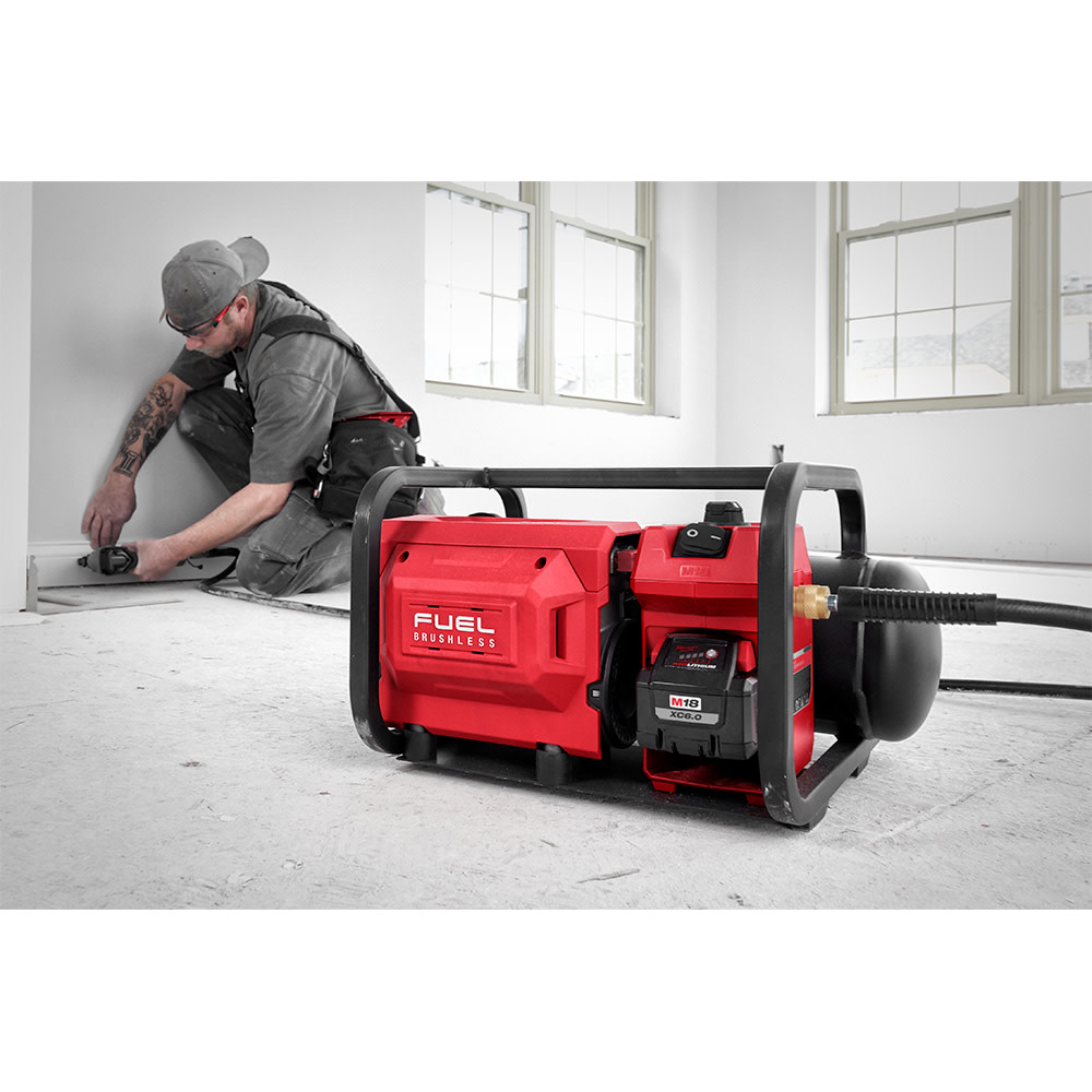Milwaukee M18 FUEL 2 Gallon Compact Quiet Compressor (Bare Tool) - Ascmtools