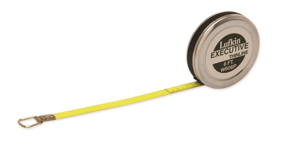 Crescent Lufkin 1/4 In. x 6 Ft. Executive Diameter Pocket Tape Measure - Ascmtools