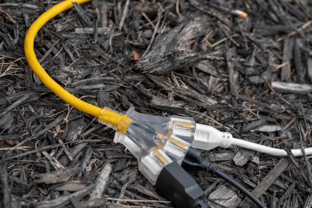 Southwire 3 Outlet Extension Cord Lighted End 12/3 SJTW 50′ - Ascmtools