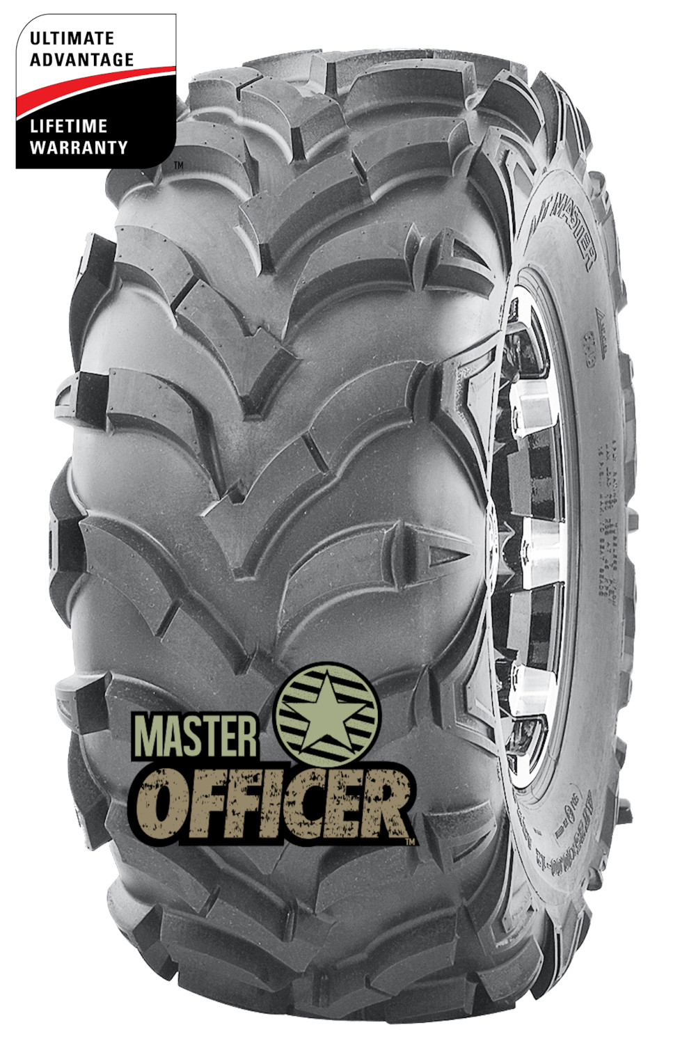 Master ATV 24×11.00-10 6P TL Officer ATV Tire (Tire Only) - Ascmtools