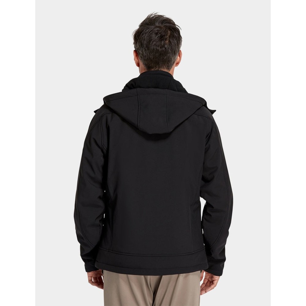 ORORO Mens Black & Blue Classic Heated Jacket Kit Small - Ascmtools